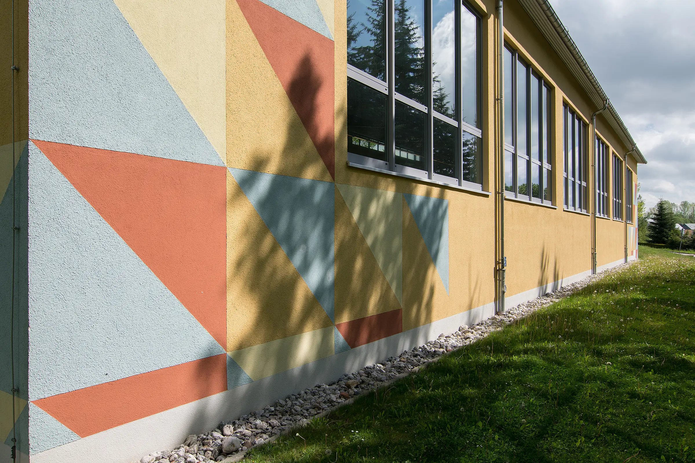 Neubau der Schwimmhalle in Zschopau im Erzgebirge