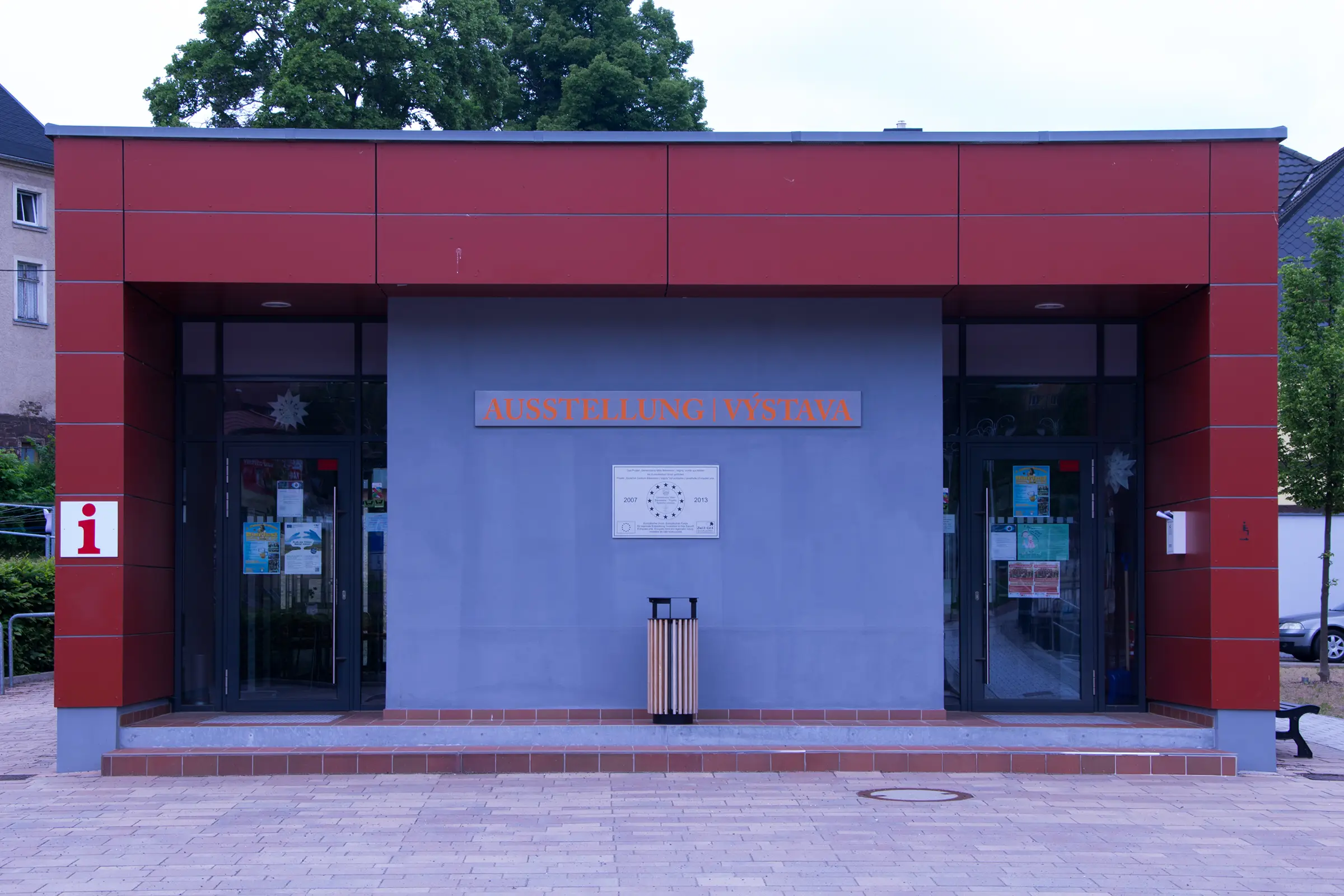 Neubau Pavilion Gemeinsame Mitte Bärenstein im Erzgebirge