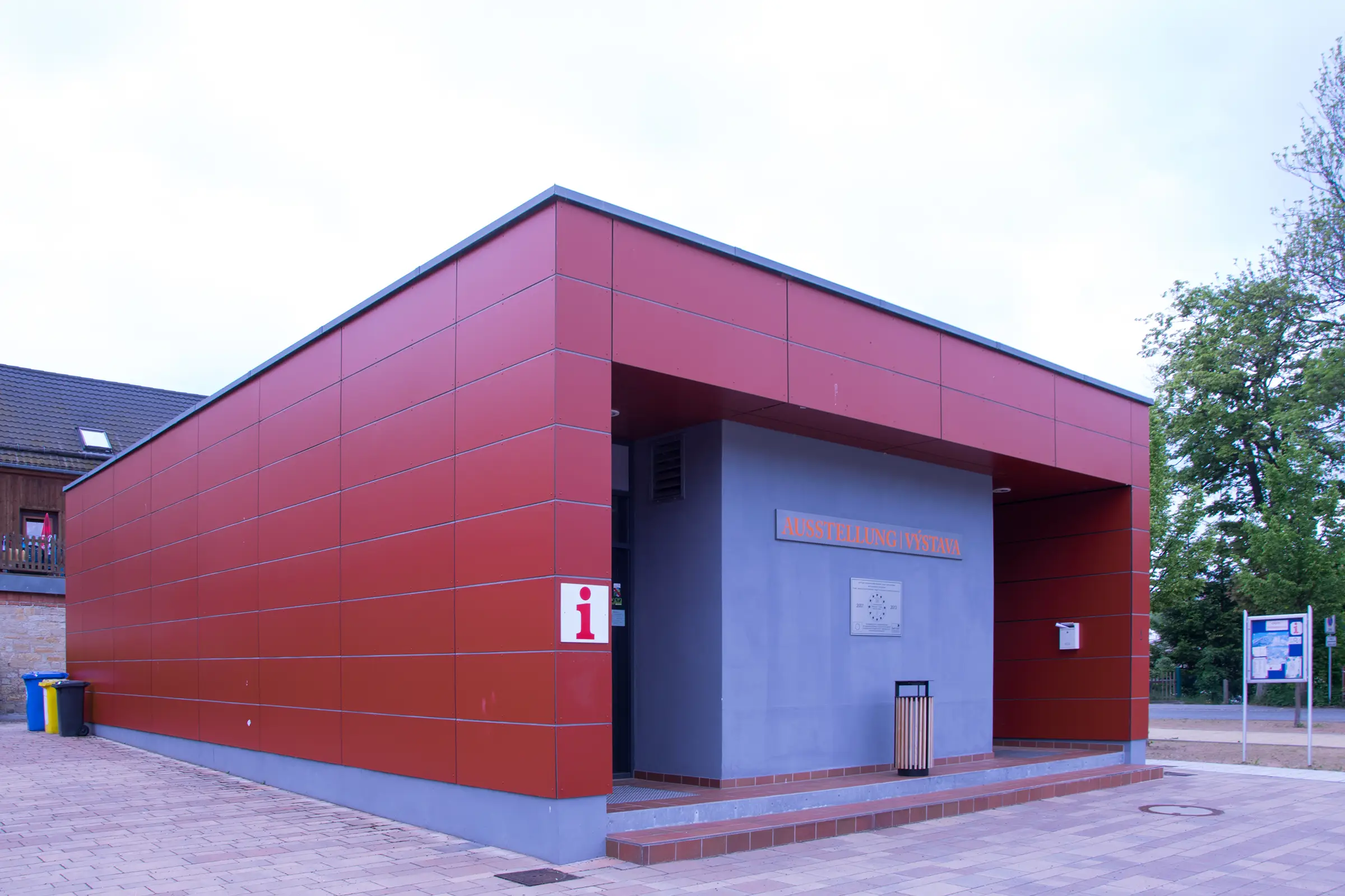 Neubau Pavilion Gemeinsame Mitte Bärenstein im Erzgebirge