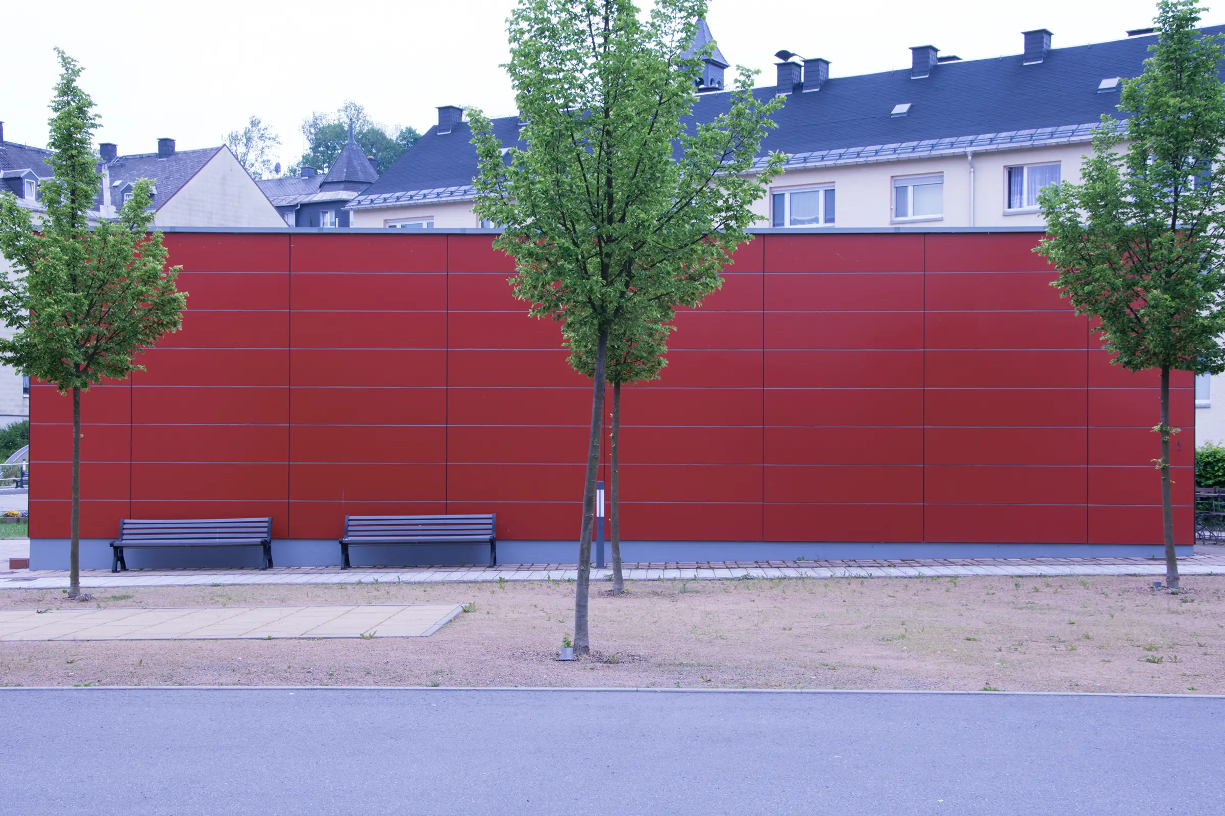 Neubau Pavilion Gemeinsame Mitte Bärenstein im Erzgebirge