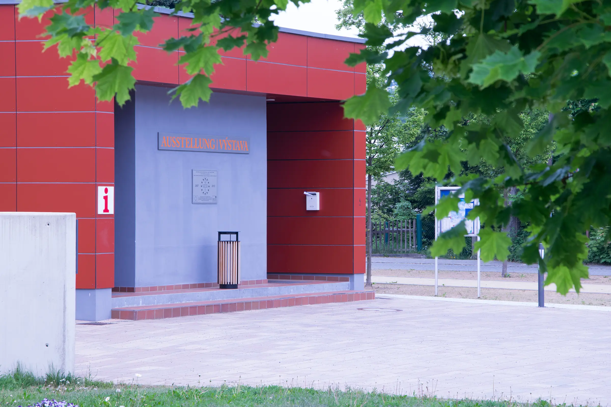 Neubau Pavilion Gemeinsame Mitte Bärenstein im Erzgebirge
