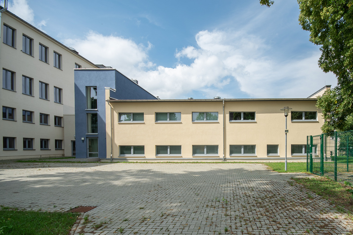 Neubau einer Turnhalle mit Sozialanbau für die Oberschule in Olbernhau.