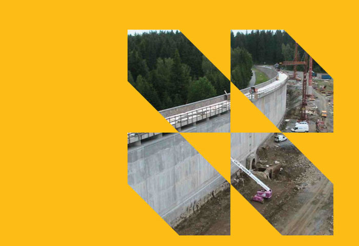 Neubau Staumauer in Muldenberg durch die HTA Hoch- und Tiefbau Annaberg GmbH