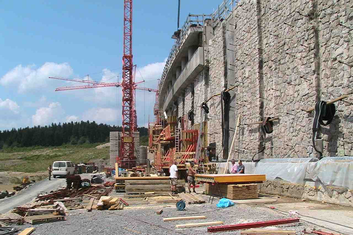 Instandsetzung der Staumauer der Talsperre Muldenberg