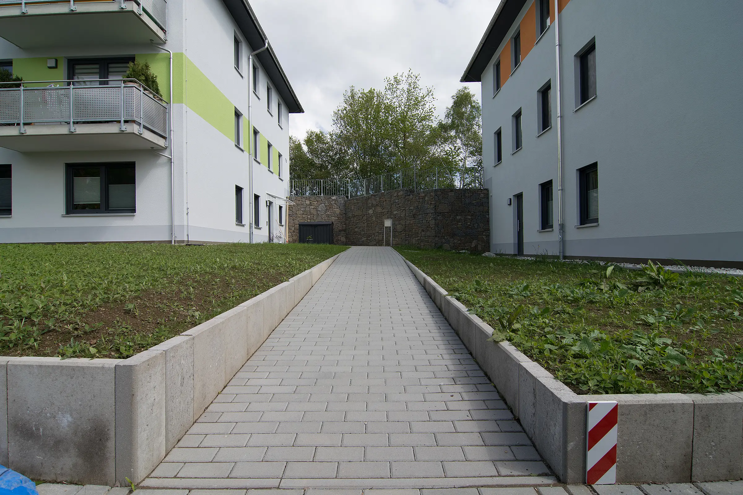 Gestaltung der Außenanlagen auf der Ilmhöhe in Zschopau