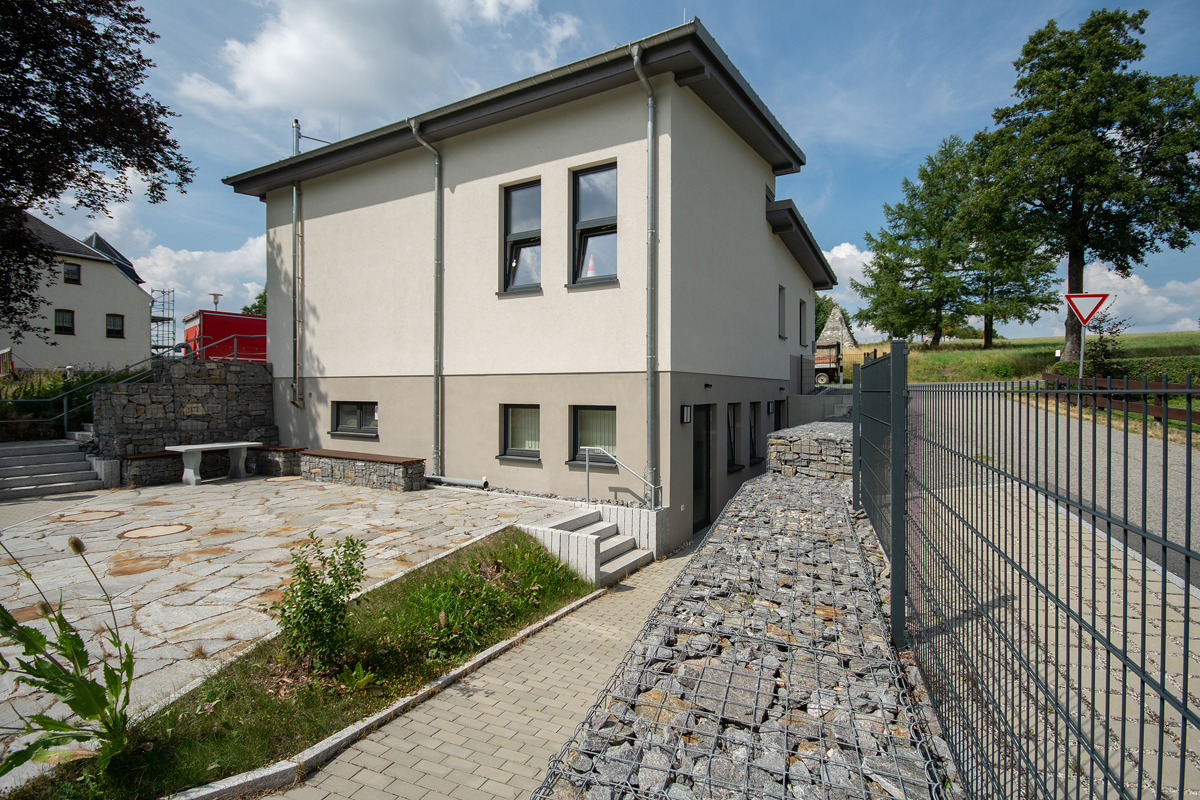 Neubau der Feuerwache in Kretscham im Sehmathal