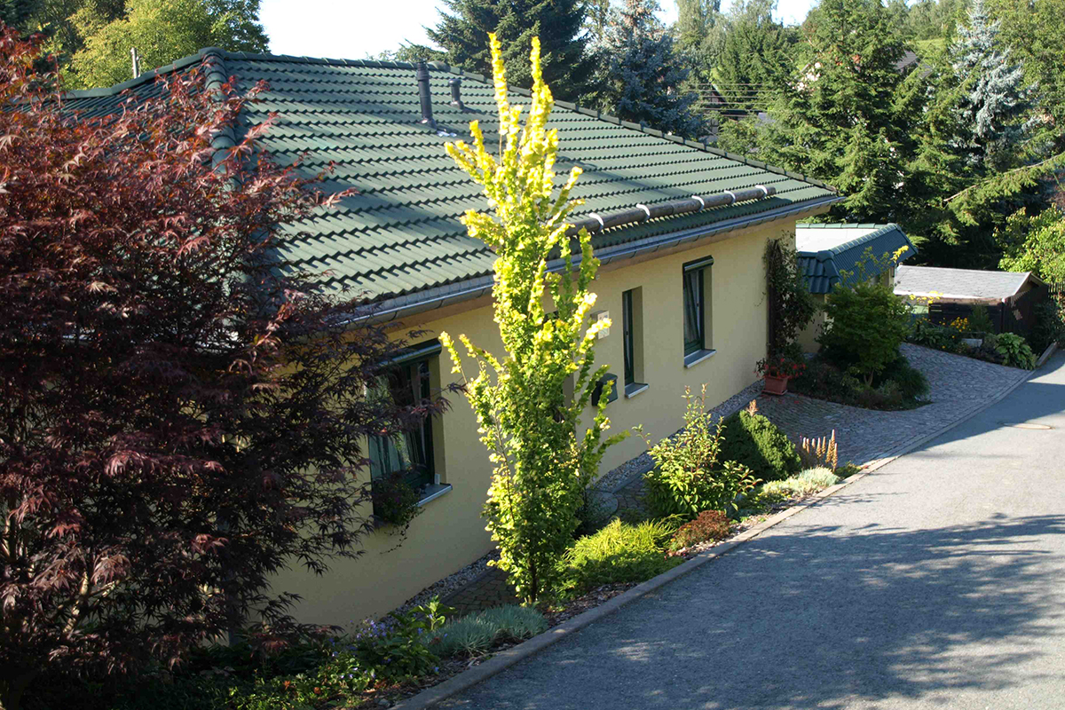 Neubau eines Einfamilienhauses in Chemnitz.