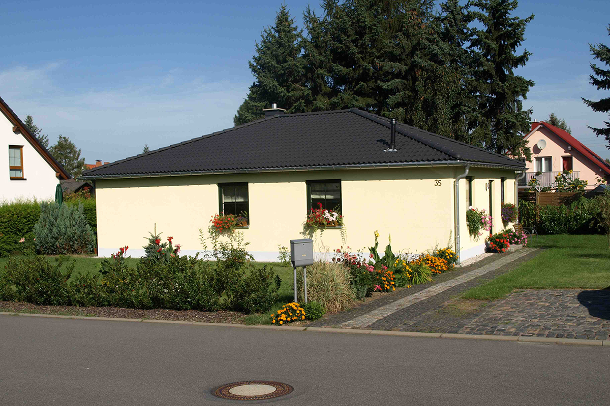 Neubau eines Einfamilienhauses in Chemnitz.