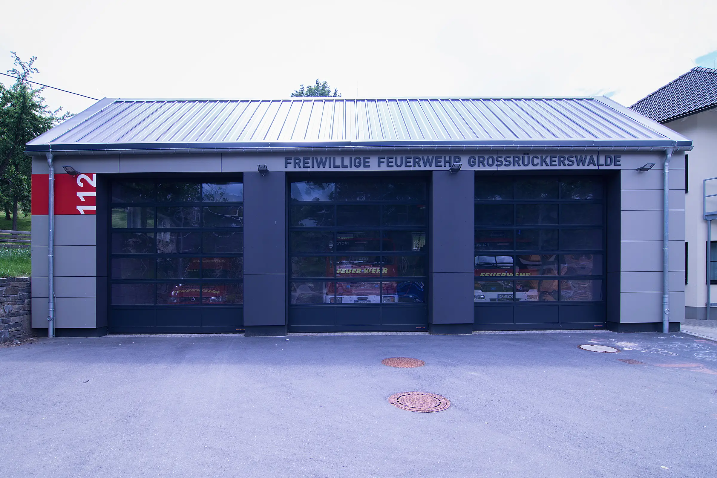 Neubau Feuerwache Großrückerswalde im Erzgebirge