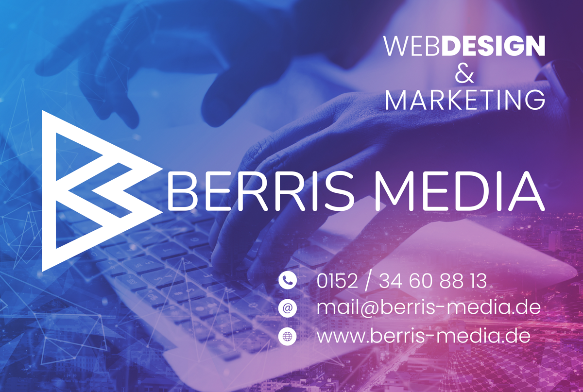 Webdesign by BERRIS MEDIA, Chris Bergelt Haldenstraße 15 09456 Annaberg-Buchholz