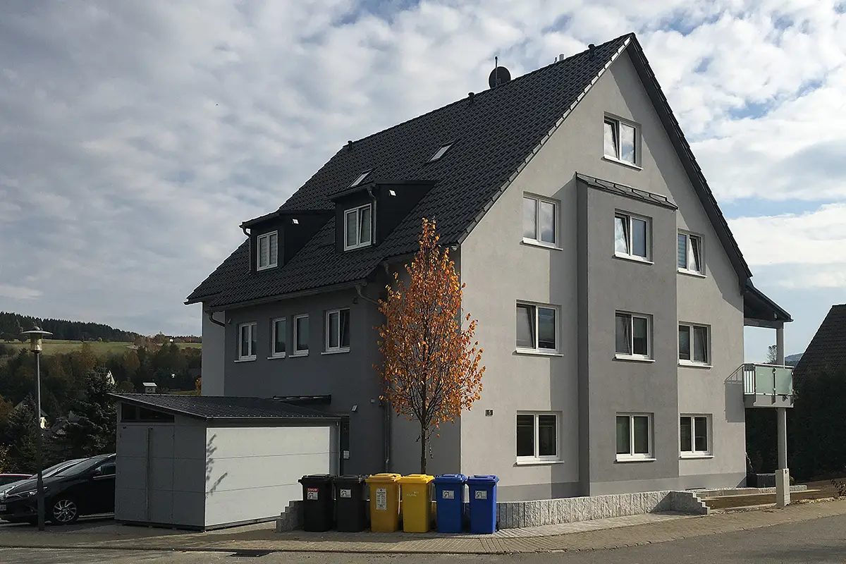 Neubau eines Mehrfamilienwohnhauses in Neudorf im Erzgebirgskreis