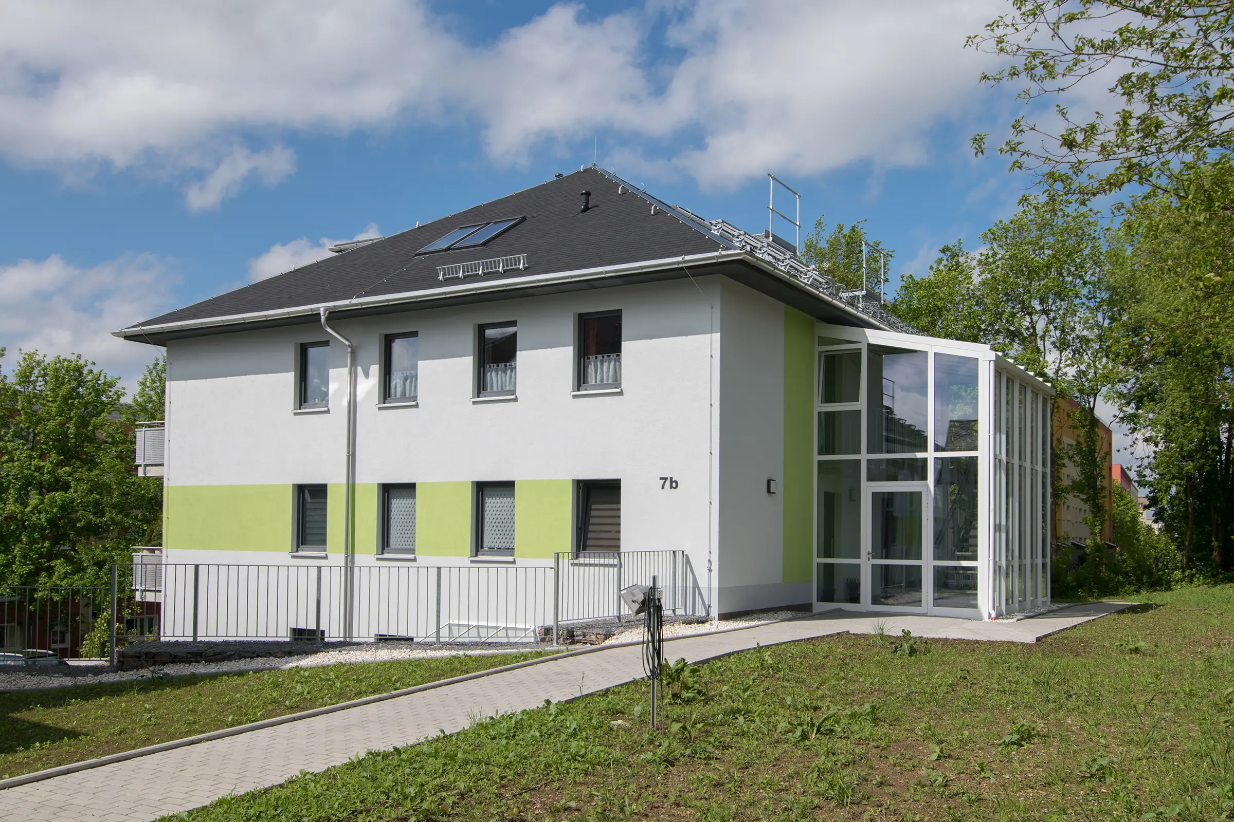 Neubau eines Mehrfamilienhauses auf der Ilmhöhe in Zschopau im Erzgebirgskreis