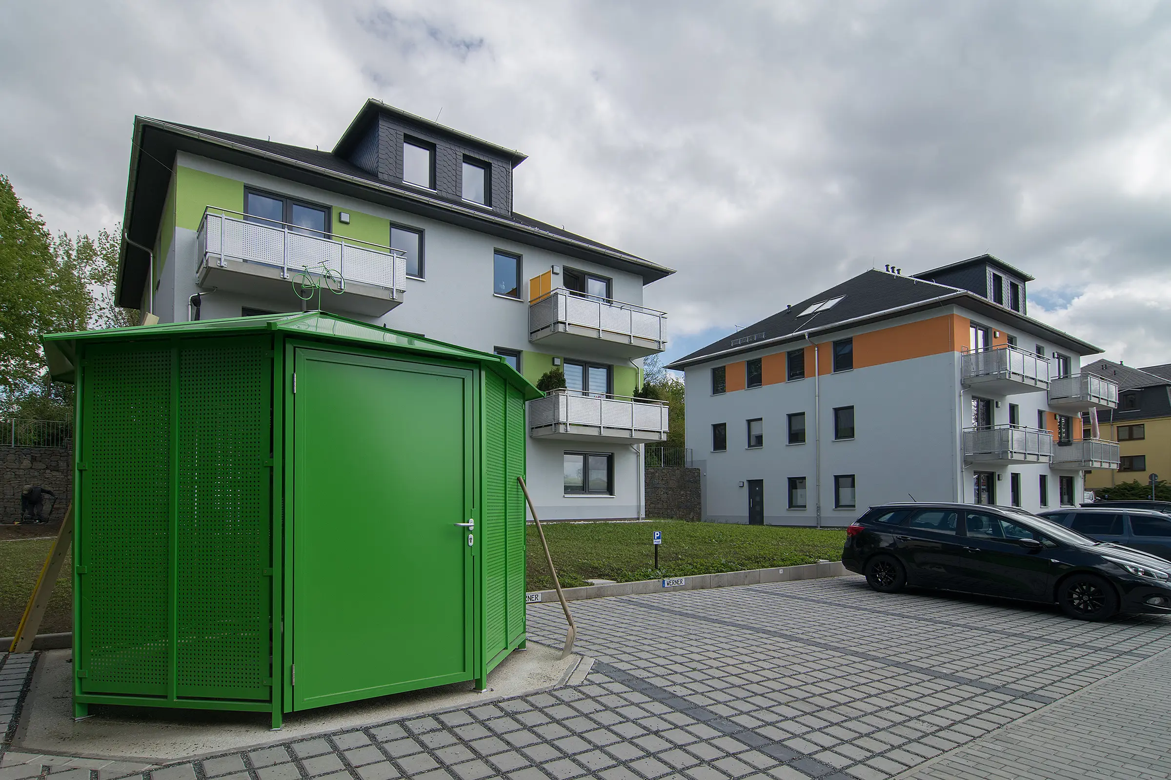 Neubau eines Mehrfamilienhauses auf der Ilmhöhe in Zschopau im Erzgebirgskreis