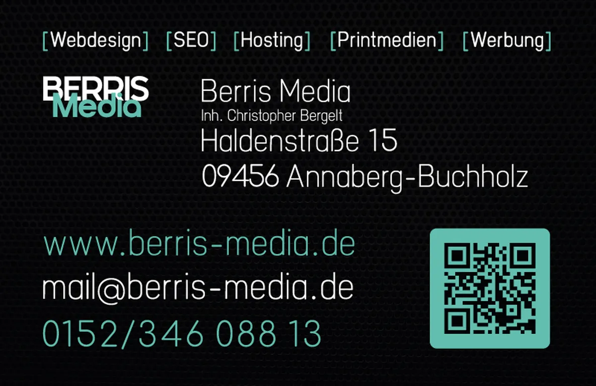 Diese Webseite wurde von Berris Media aus Annaberg-Buchholz erstellt.